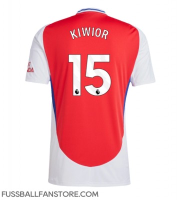 Arsenal Jakub Kiwior #15 Replik Heimtrikot 2024-25 Kurzarm